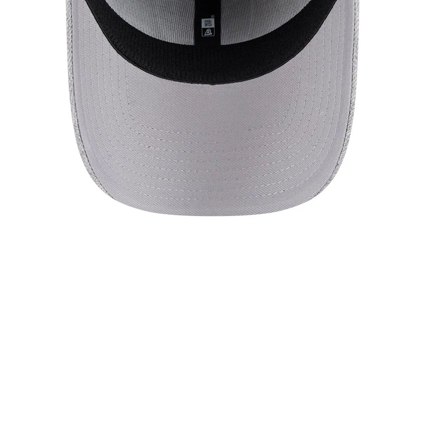 Pictured is this NFL Heather Las Vegas Raiders 39THIRTY Stretch Fit cap in grey. 7