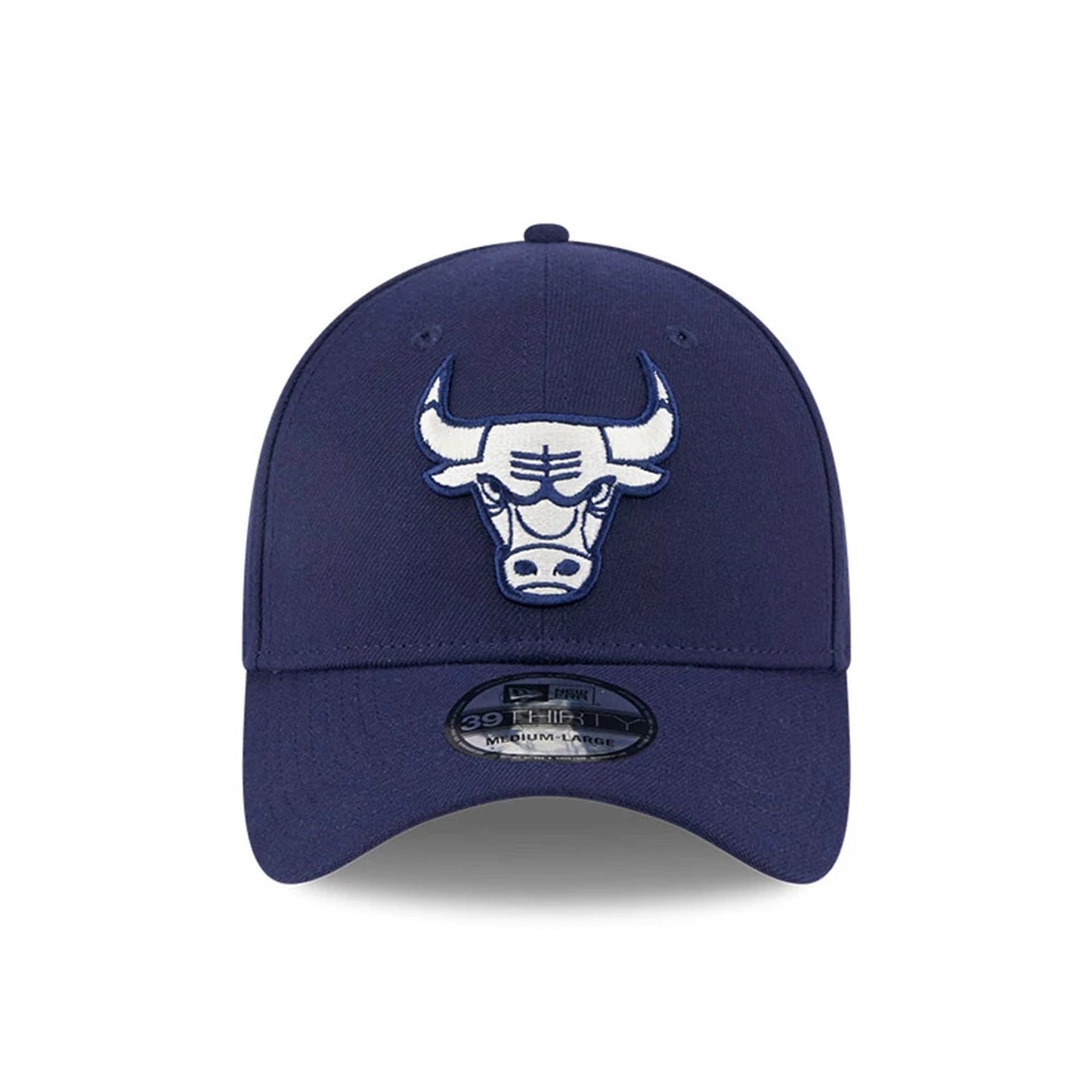 This is a Chicago Bulls NBA Lifestyle Navy 39THIRTY Stretch Fit Cap 3