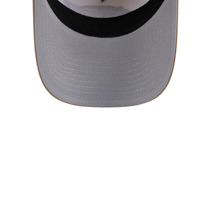Pictured is this NBA Sandy Bay LA Lakers 39THIRTY A-Frame Stretch Fit cap in white. 2