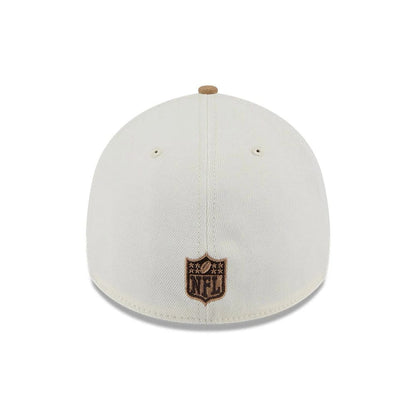 Pictured is this NFL Sandy Bay Kansas City Chiefs 39THIRTY A-Frame Stretch Fit cap in white. 7