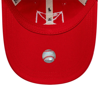This is a New York Yankees Ralph Lauren x MLB Open Red 9FORTY Adjustable Cap 7