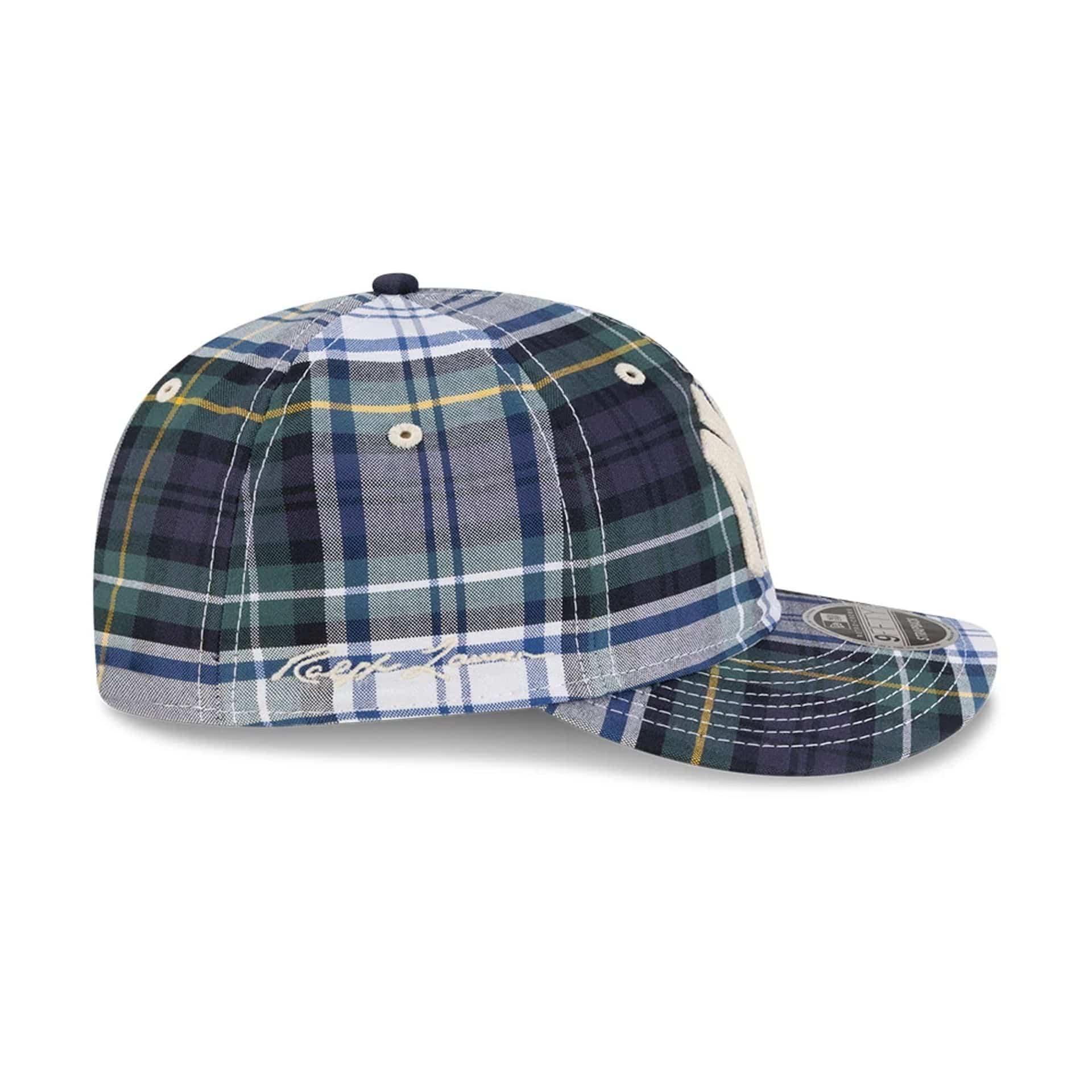 This is a New York Yankees Ralph Lauren x MLB Open Green Retro Crown 9FIFTY Adjustable Cap 5