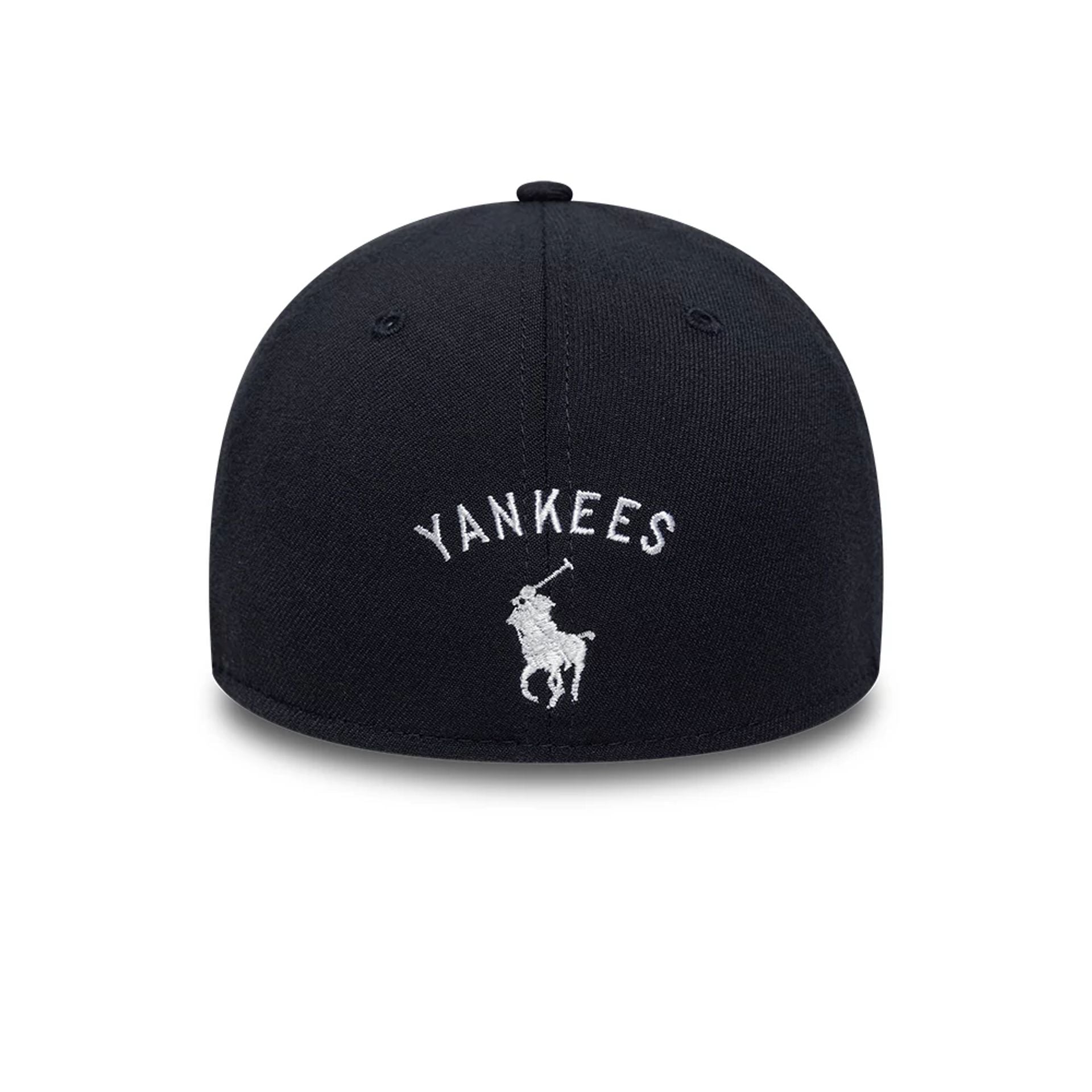 This is a New York Yankees Ralph Lauren x MLB Navy 39THIRTY Stretch Fit Cap 4