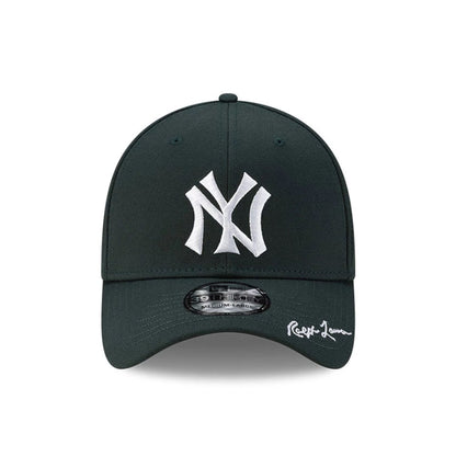 This is a New York Yankees Ralph Lauren x MLB Dark Green 39THIRTY Stretch Fit Cap 2