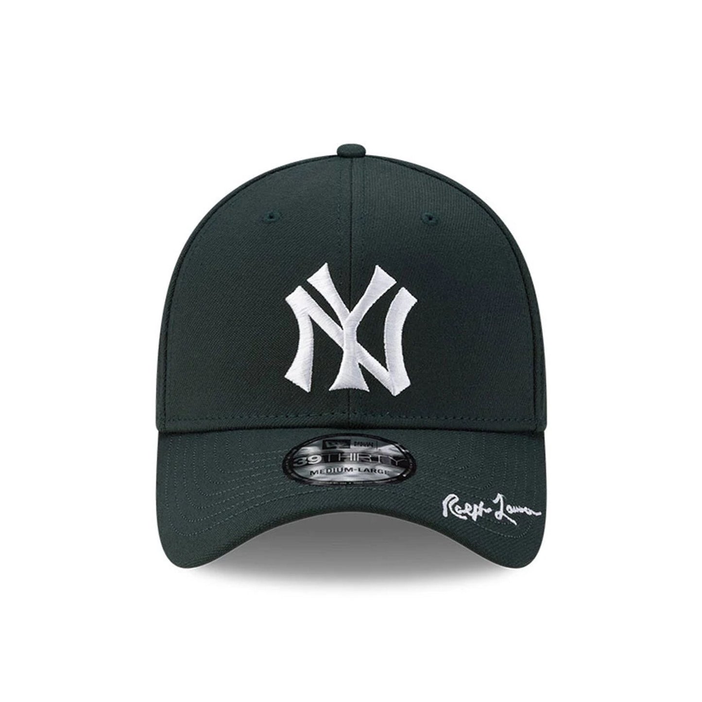 This is a New York Yankees Ralph Lauren x MLB Dark Green 39THIRTY Stretch Fit Cap 2