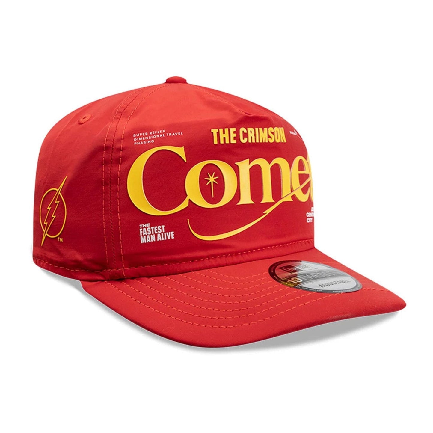 This is a Flash Justice League Red 19TWENTY Adjustable Cap 3