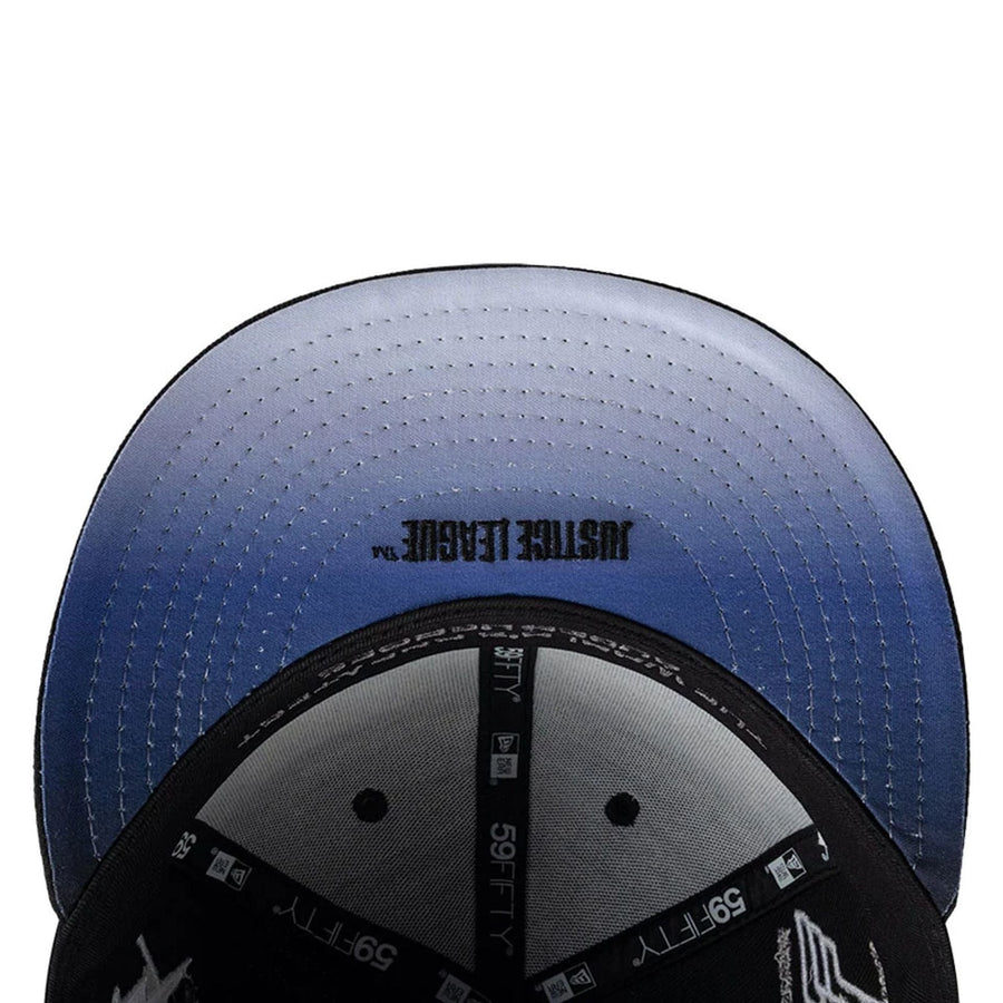 This is a Justice League Of America Black 59FIFTY Fitted Cap 2