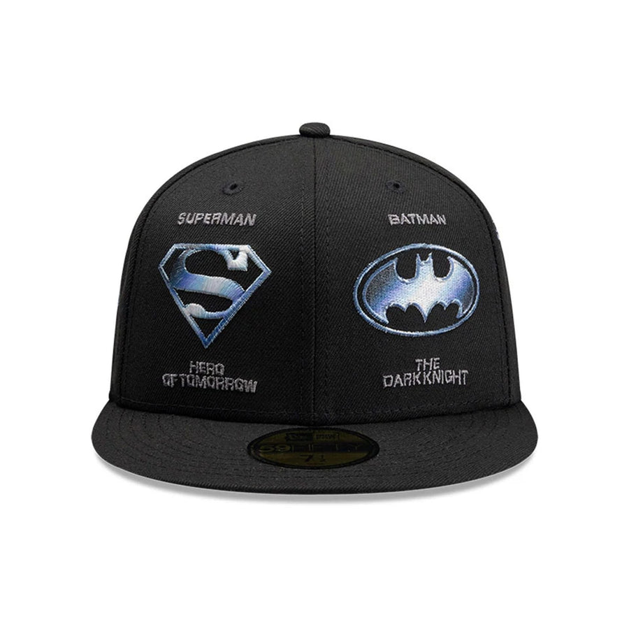 This is a Justice League Of America Black 59FIFTY Fitted Cap 3