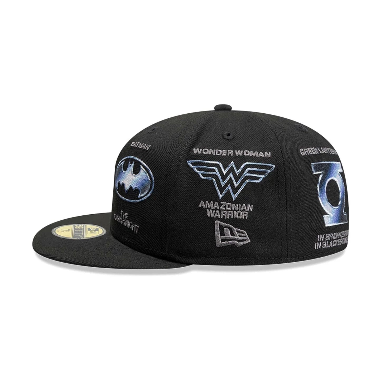 This is a Justice League Of America Black 59FIFTY Fitted Cap 5