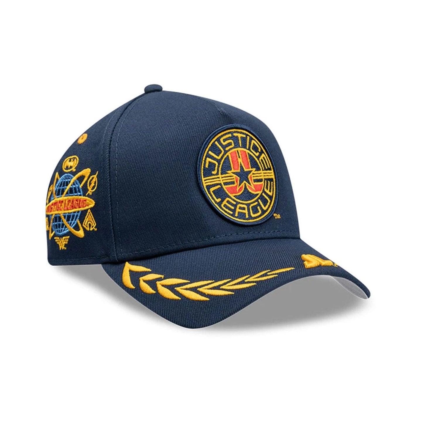 This is a Justice League Of America Dark Blue 9FORTY A-Frame Adjustable Cap 1