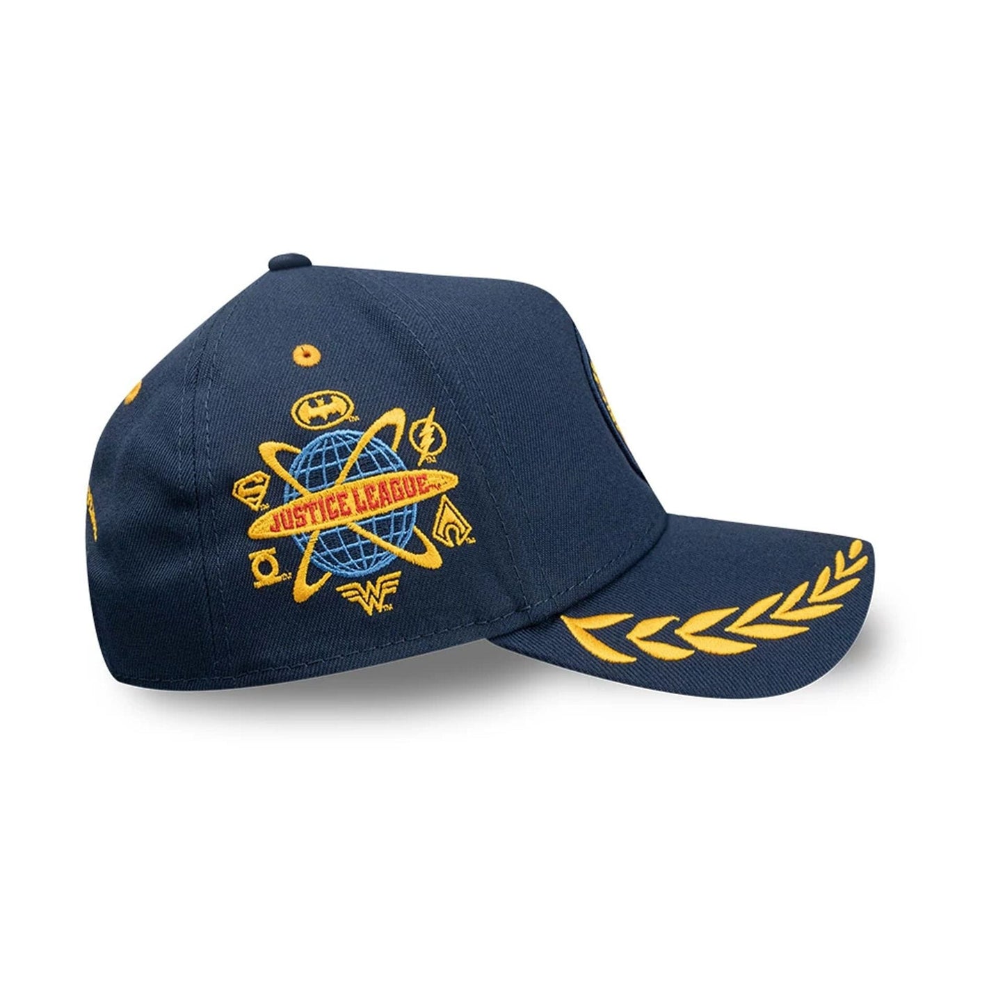 This is a Justice League Of America Dark Blue 9FORTY A-Frame Adjustable Cap 6