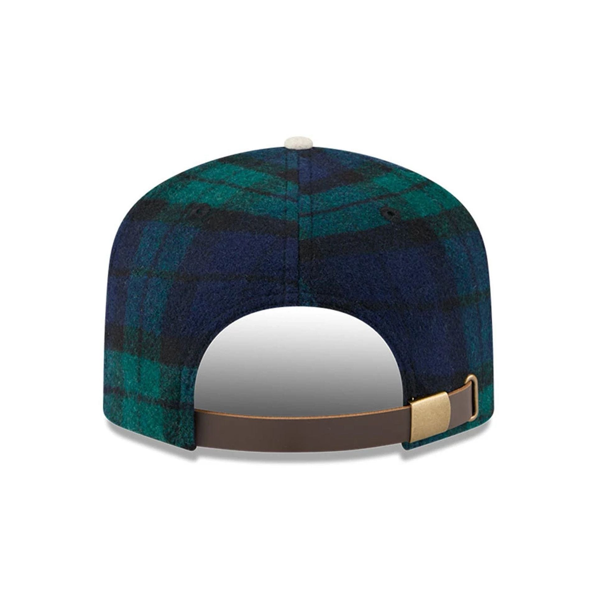 This is a LA Angels Plaid Letterman Open Green 19TWENTY Adjustable Cap 2