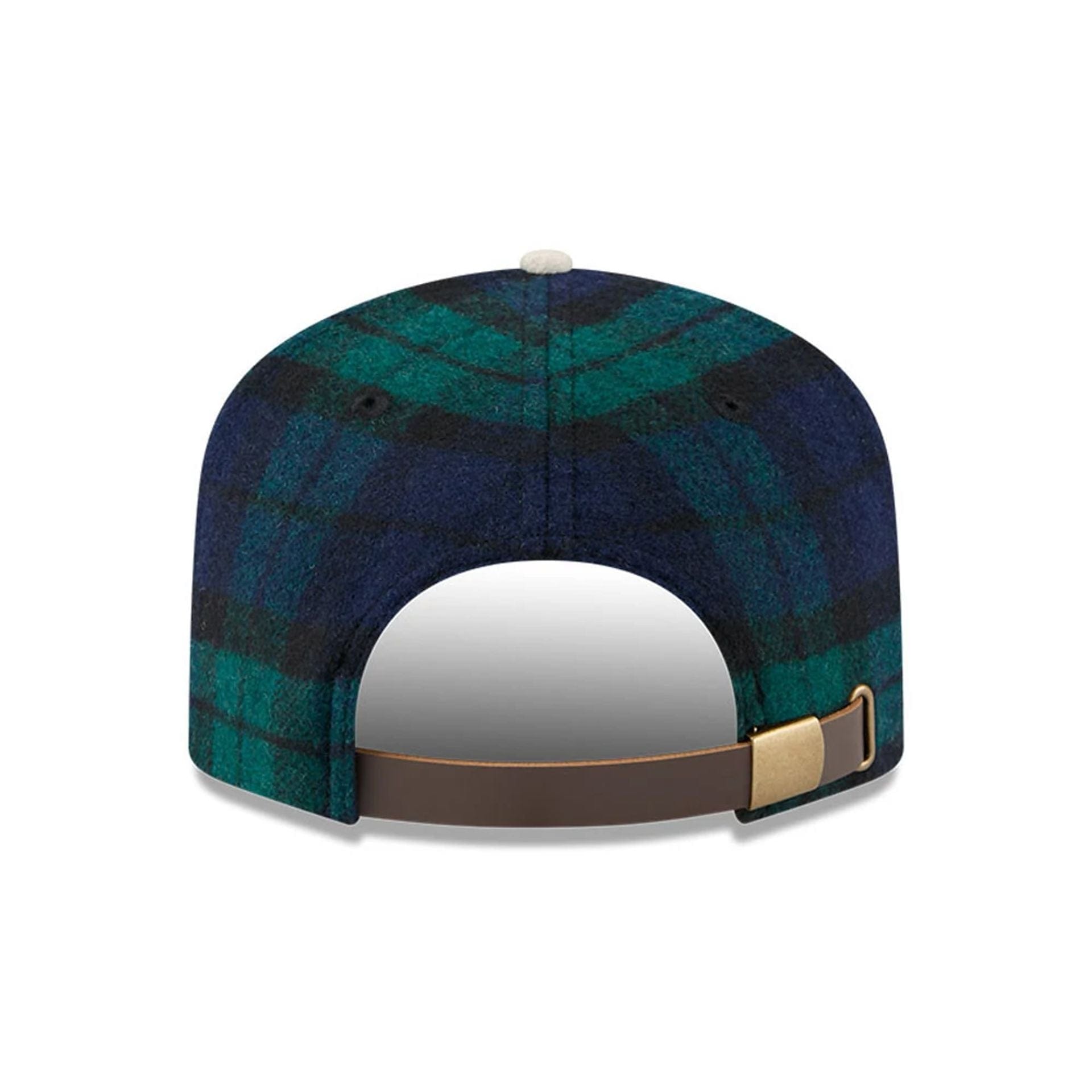 This is a New York Yankees Plaid Letterman Open Green 19TWENTY Adjustable Cap 2