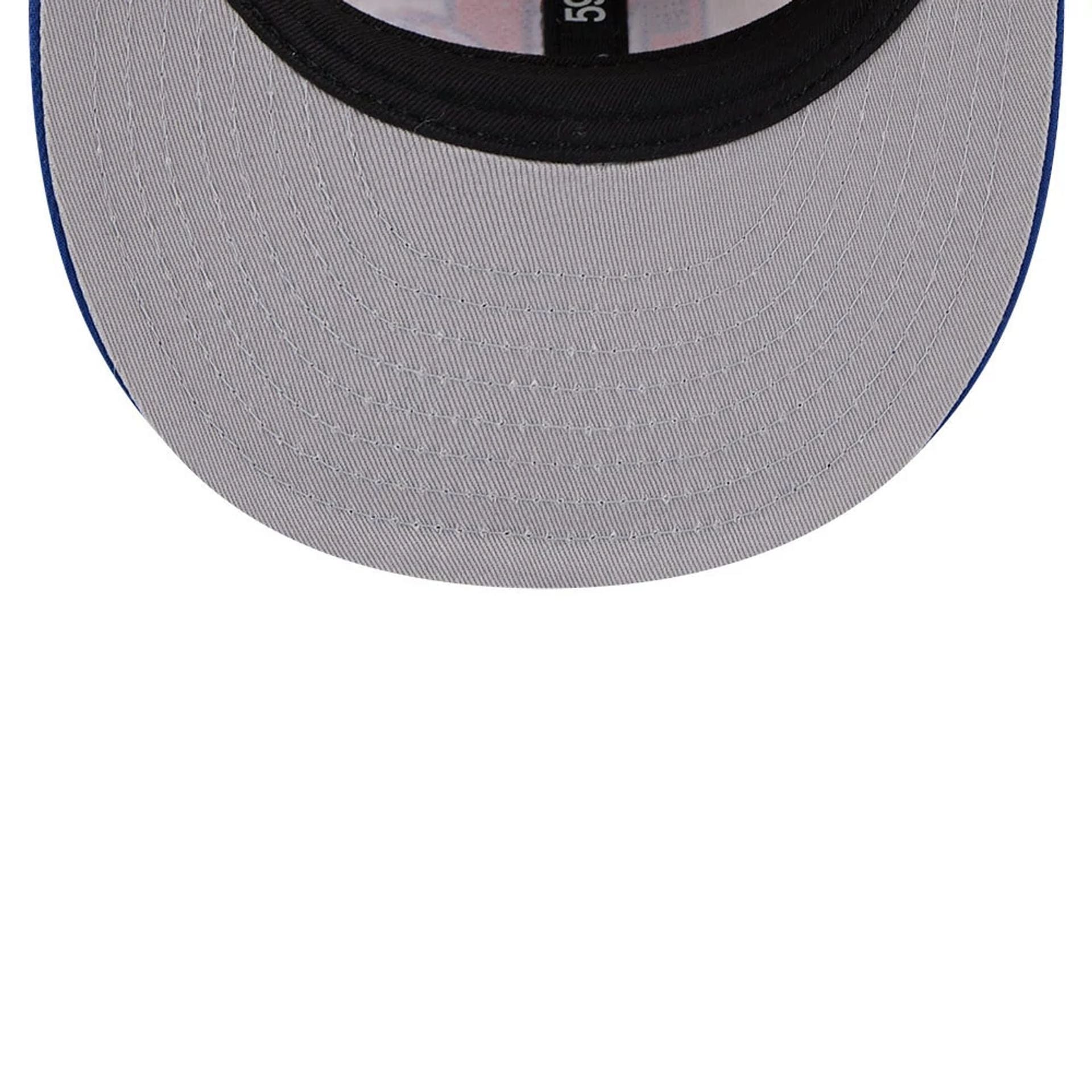 This is a New York Mets Wool Letterman Grey Retro Crown 59FIFTY Fitted Cap 2