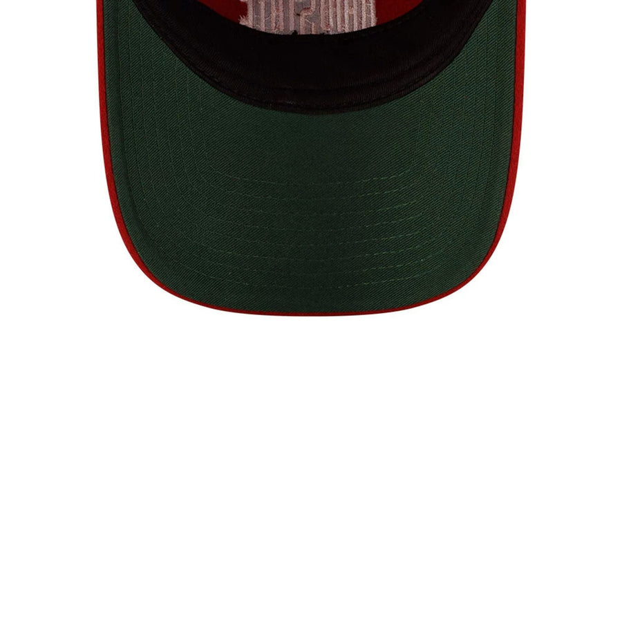 This is a Ohio State Buckeyes Wool Letterman Red 9TWENTY A-Frame Adjustable Cap 2