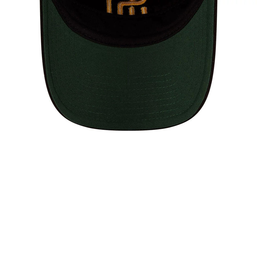 This is a San Diego Padres Wool Letterman Dark Brown 9TWENTY A-Frame Adjustable Cap 2