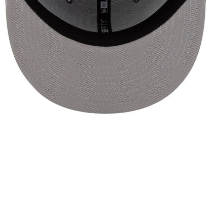 This is a Brooklyn Nets Black Pinstripe 59FIFTY Fitted Cap 2