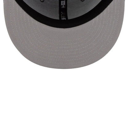 This is a Golden State Warriors Black Pinstripe 59FIFTY Fitted Cap 2