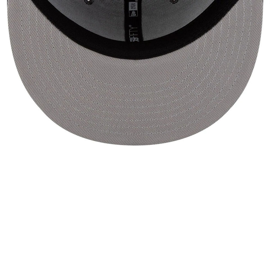 This is a Denver Nuggets Black Pinstripe 59FIFTY Fitted Cap 2