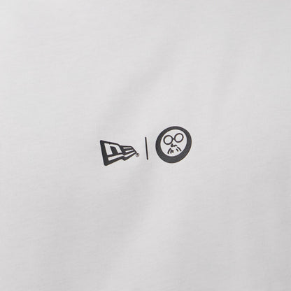 The Male model is wearing Sakamoto Days Icon Netflix White T-Shirt 5