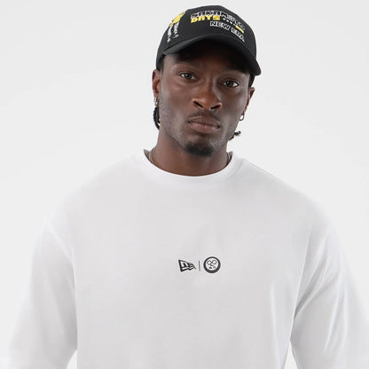 The Male model is wearing Sakamoto Days Netflix White T-Shirt  7