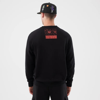 The Male model is wearing Sakamoto Days Netflix Black Crew Neck Sweater  2