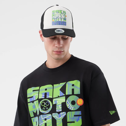 The Male model is wearing Sakamoto Days Netflix Black T-Shirt 5