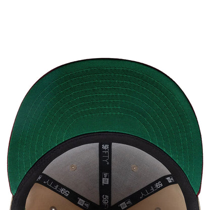 This is a New York Yankees MLB City Element Chile Light Beige 59FIFTY Fitted Cap 2