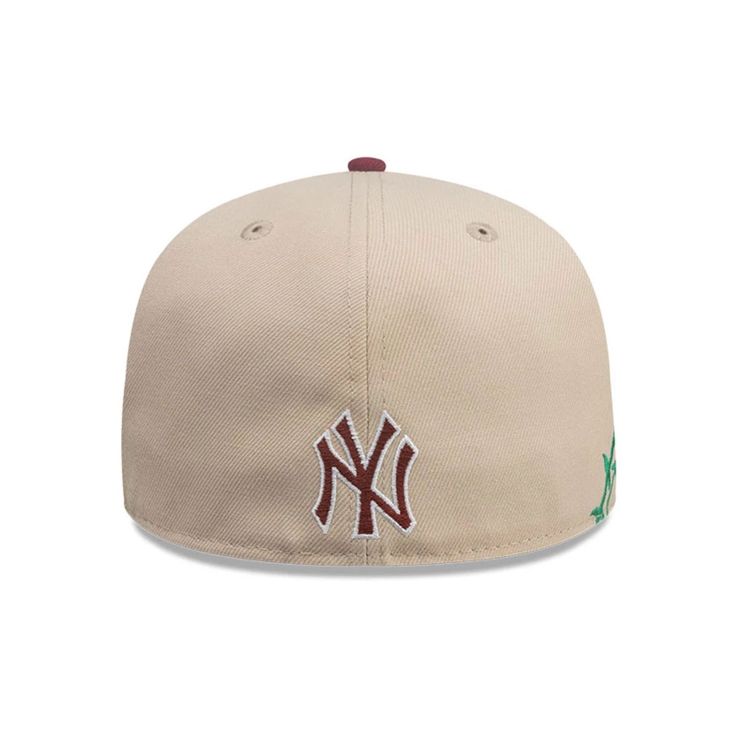 This is a New York Yankees MLB City Element Chile Light Beige 59FIFTY Fitted Cap 6
