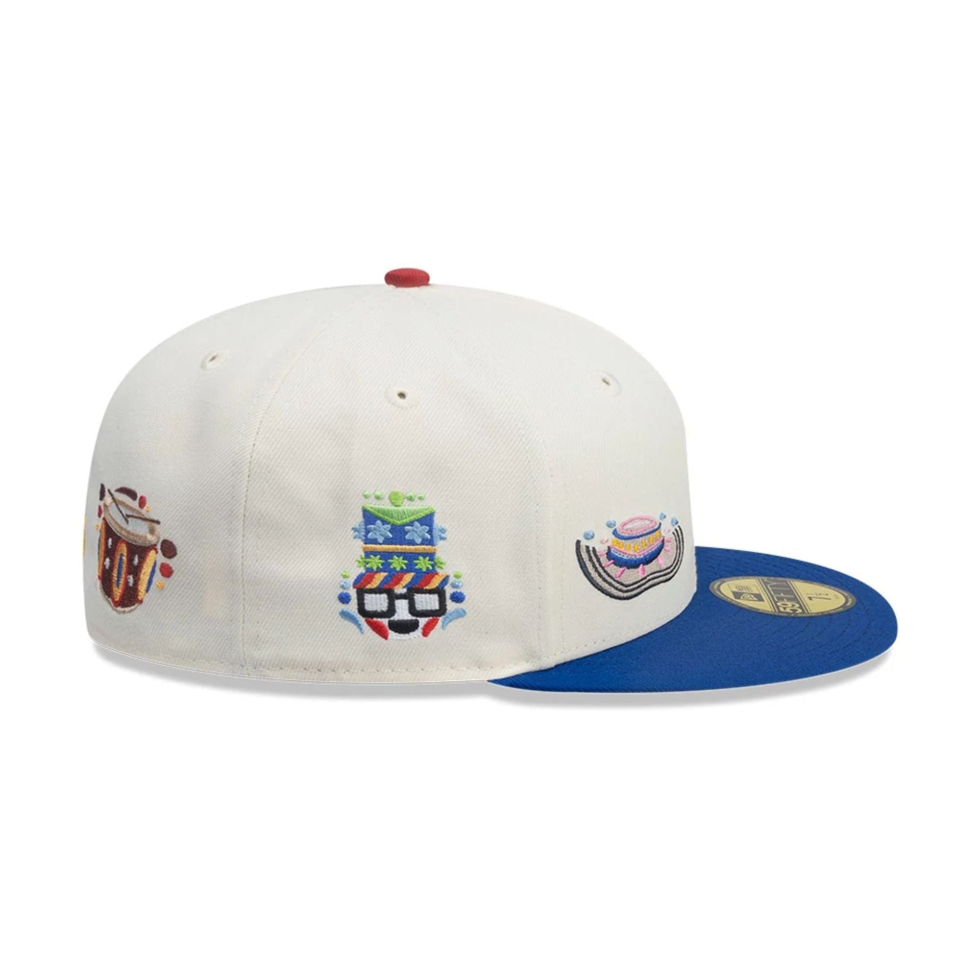 This is a New York Yankees MLB City Element Colombia Cream 59FIFTY Fitted Cap 6