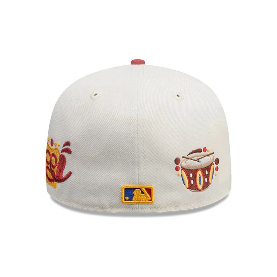 This is a New York Yankees MLB City Element Colombia Cream 59FIFTY Fitted Cap 7