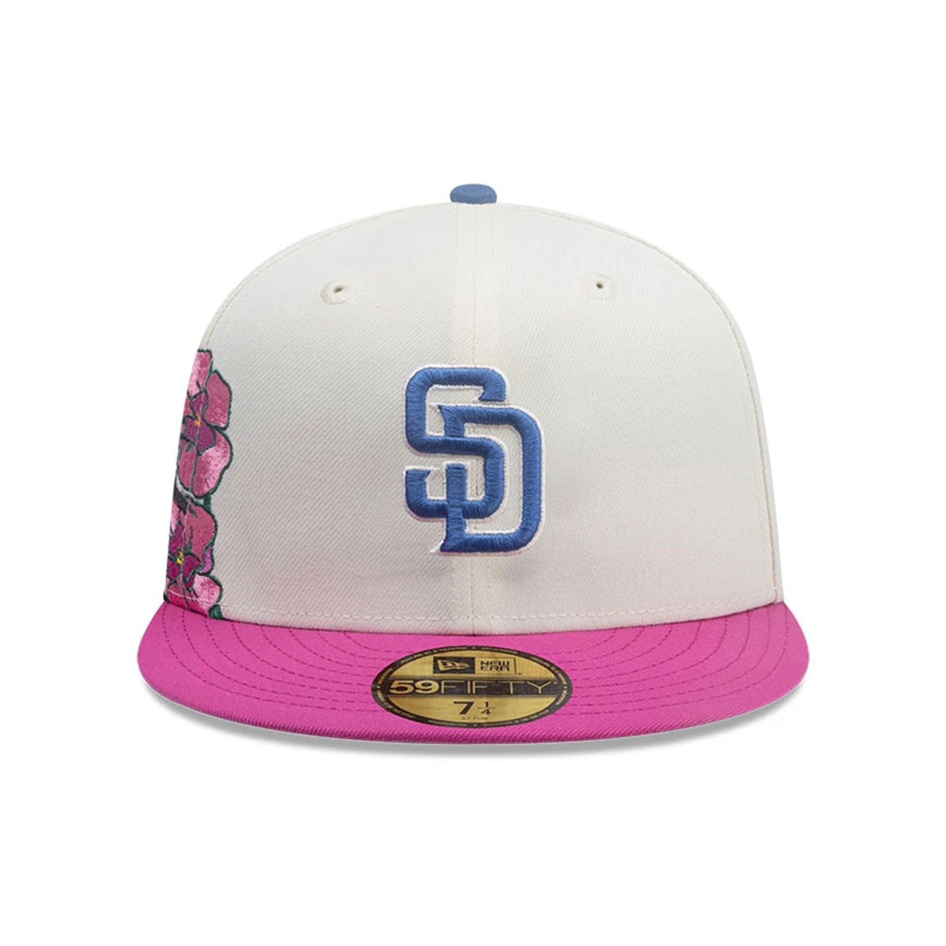 This is a San Diego Padres MLB City Element Ecuador White 59FIFTY Fitted Cap 3