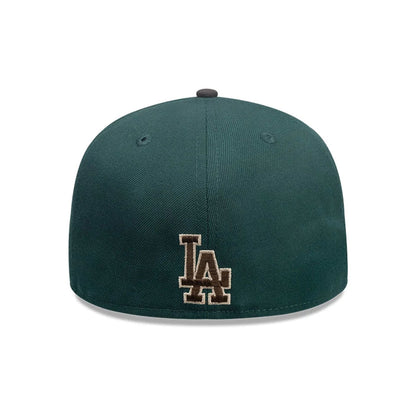This is a LA Dodgers MLB City Element Guatemala Dark Green 59FIFTY Fitted Cap 5