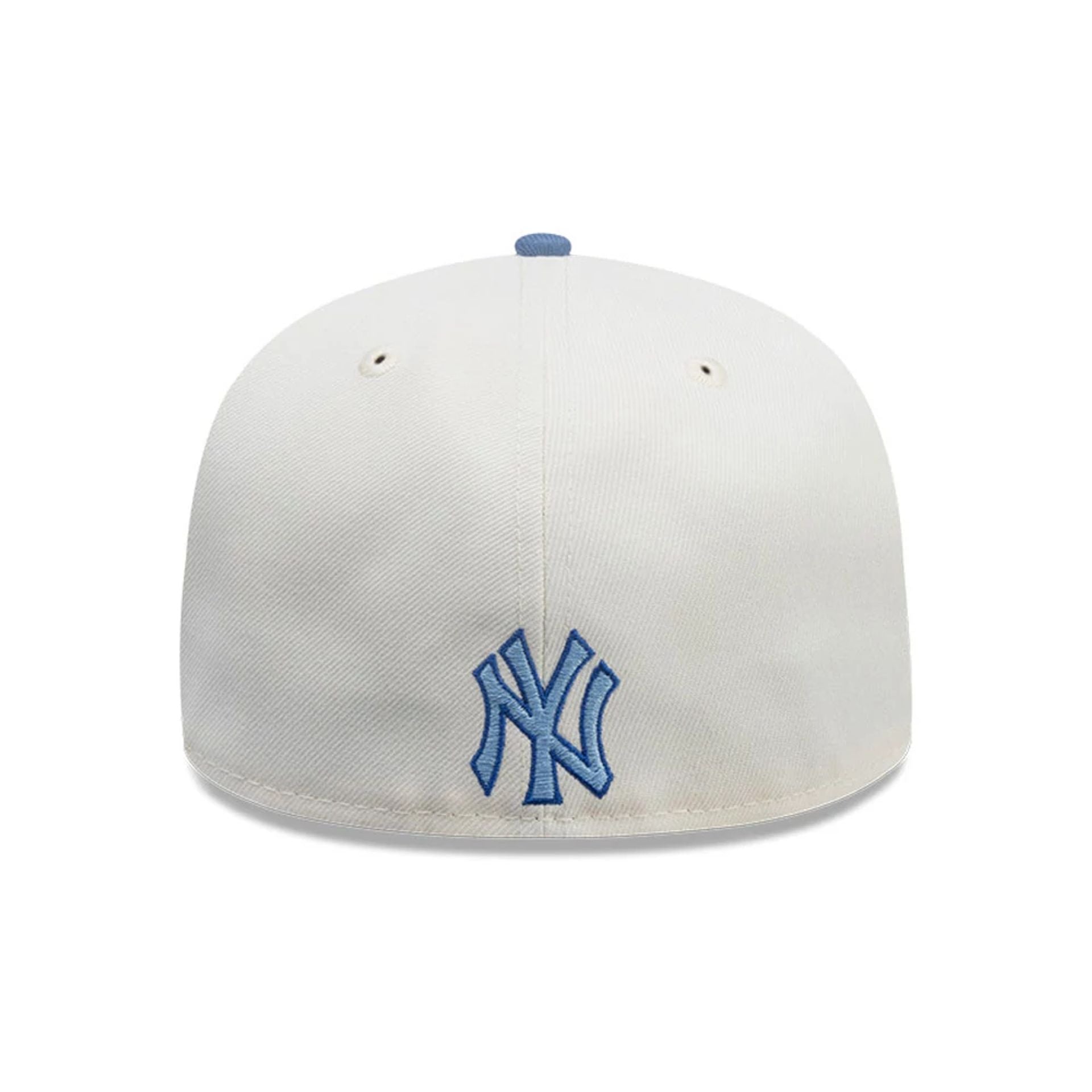 This is a New York Yankees MLB City Element El Salvador White 59FIFTY Fitted Cap 6