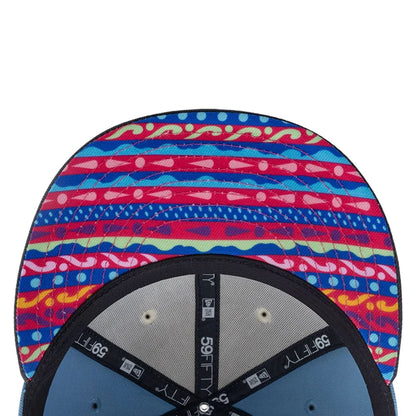 This is a New York Yankees MLB City Element Guatemala Pastel Blue 59FIFTY Fitted Cap 2