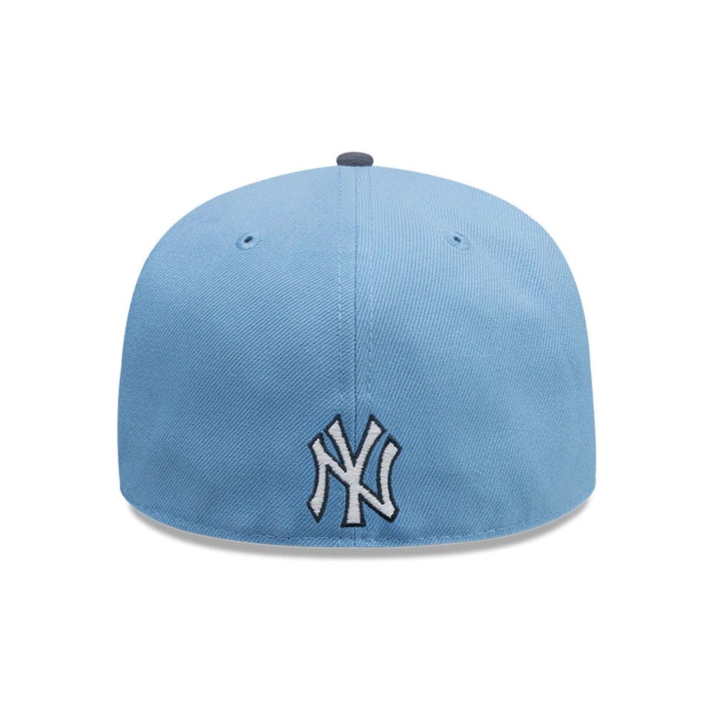 This is a New York Yankees MLB City Element Guatemala Pastel Blue 59FIFTY Fitted Cap 5
