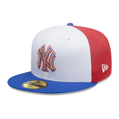 This is a New York Yankees MLB City Element Panama Red 59FIFTY Fitted Cap 4