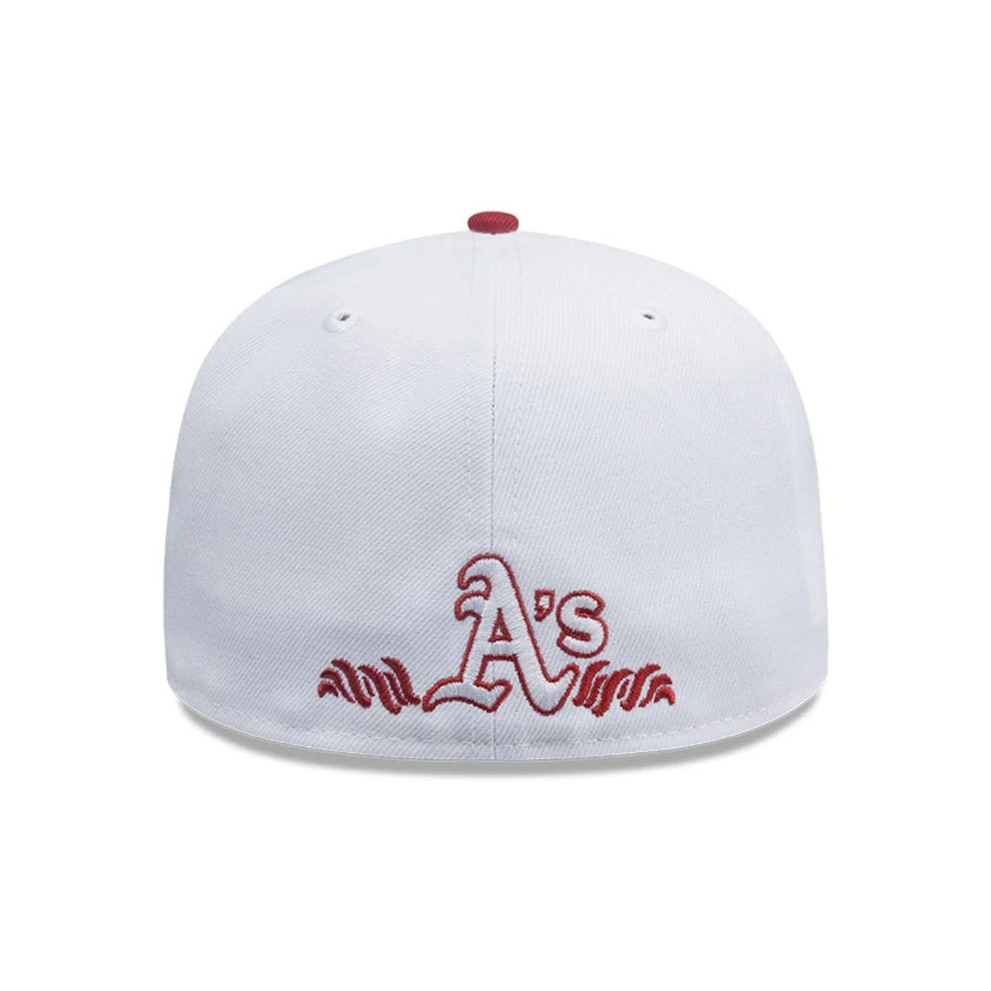 This is a Oakland Athletics MLB City Element Peru White 59FIFTY Fitted Cap 7