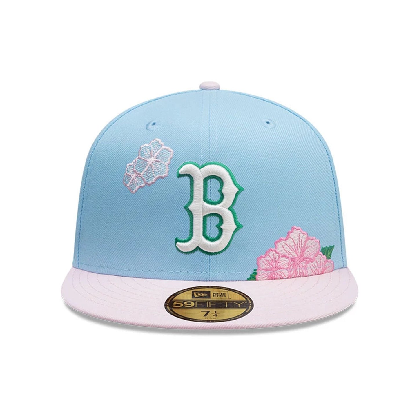 This is a Boston Red Sox MLB City Element Dominican Republic Pastel Blue 59FIFTY Fitted Cap 3