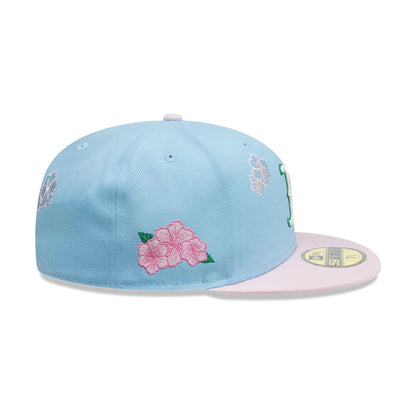 This is a Boston Red Sox MLB City Element Dominican Republic Pastel Blue 59FIFTY Fitted Cap 6