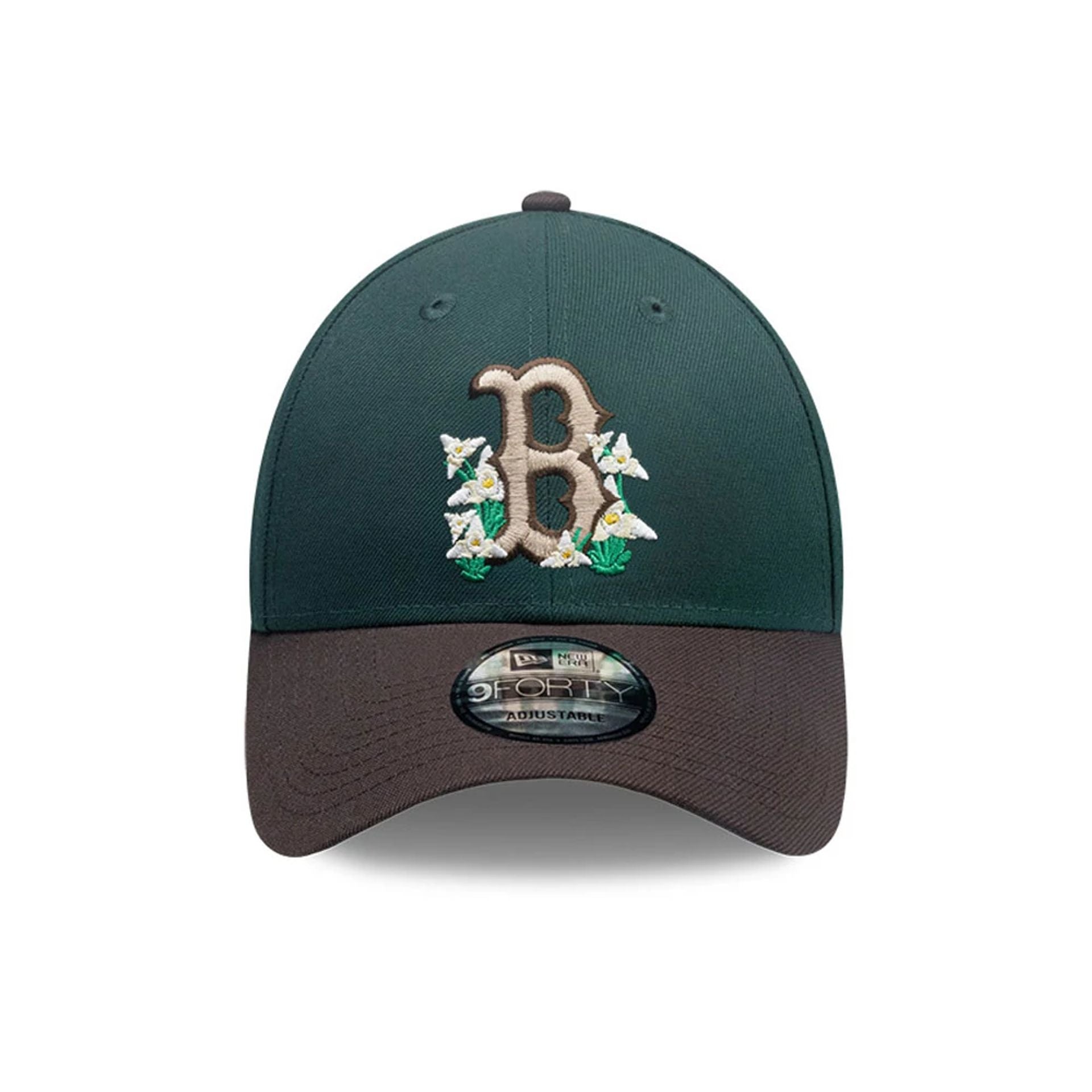 This is a Boston Red Sox MLB City Element Guatemala Dark Green 9FORTY Adjustable Cap 3