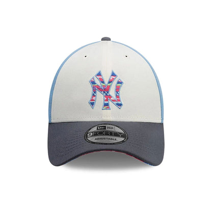This is a New York Yankees MLB City Element Guatemala Pastel Blue 9FORTY Adjustable Cap 3