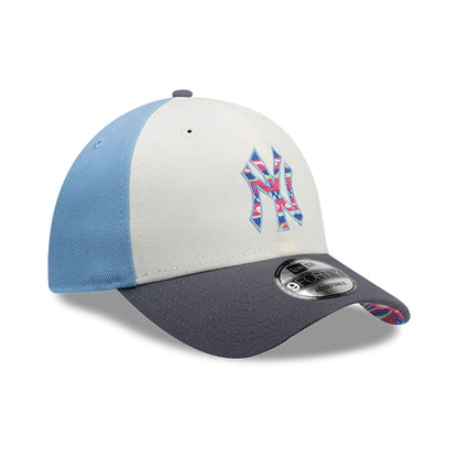 This is a New York Yankees MLB City Element Guatemala Pastel Blue 9FORTY Adjustable Cap 4