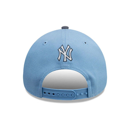 This is a New York Yankees MLB City Element Guatemala Pastel Blue 9FORTY Adjustable Cap 5