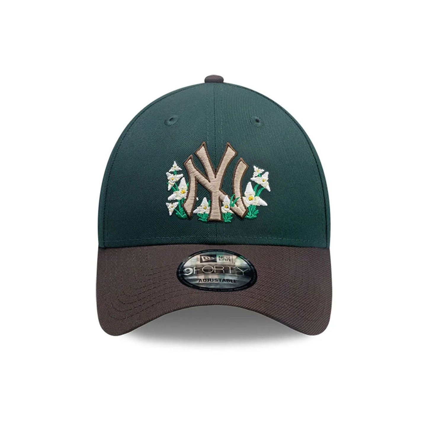 This is a New York Yankees MLB City Element Guatemala Dark Green 9FORTY Adjustable Cap 3