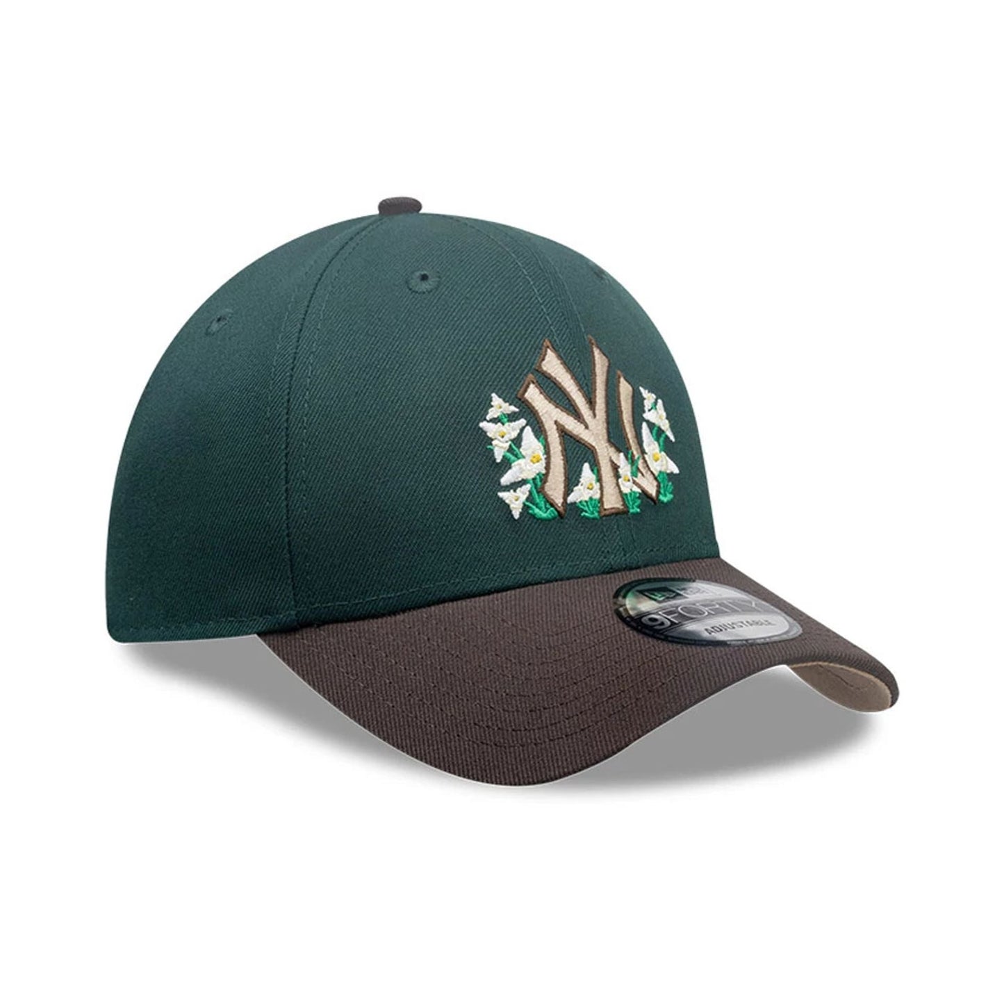 This is a New York Yankees MLB City Element Guatemala Dark Green 9FORTY Adjustable Cap 4