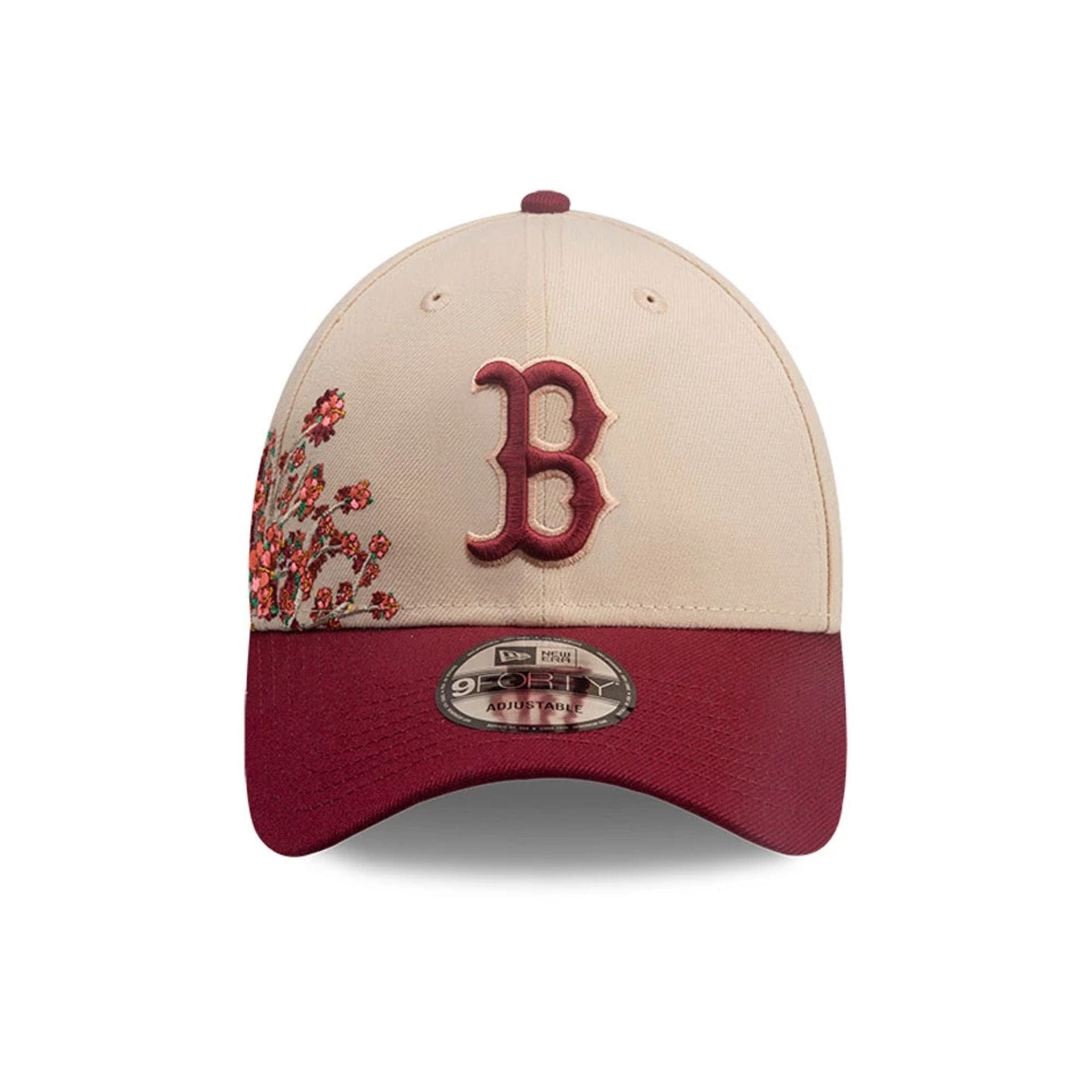 This is a Boston Red Sox MLB City Element Puerto Rico Pastel Orange 9FORTY Adjustable Cap 3