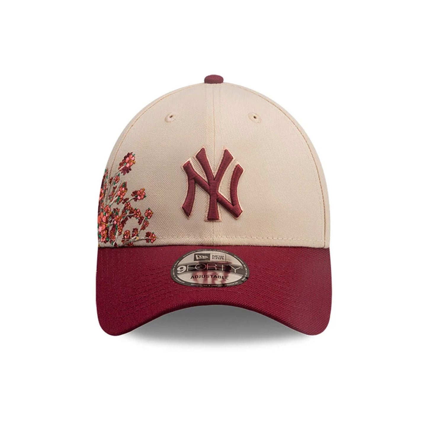 This is a New York Yankees MLB City Element Puerto Rico Pastel Orange 9FORTY Adjustable Cap 3