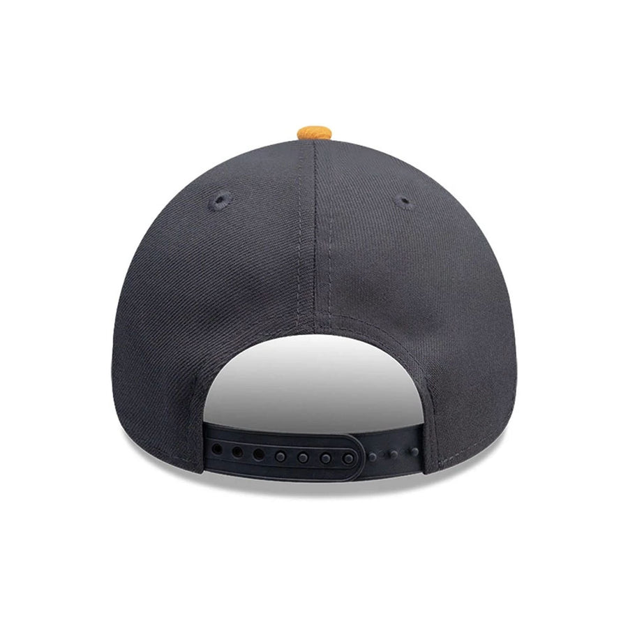 This is a New York Yankees MLB City Element Dominican Republic Navy 9FORTY Adjustable Cap 6