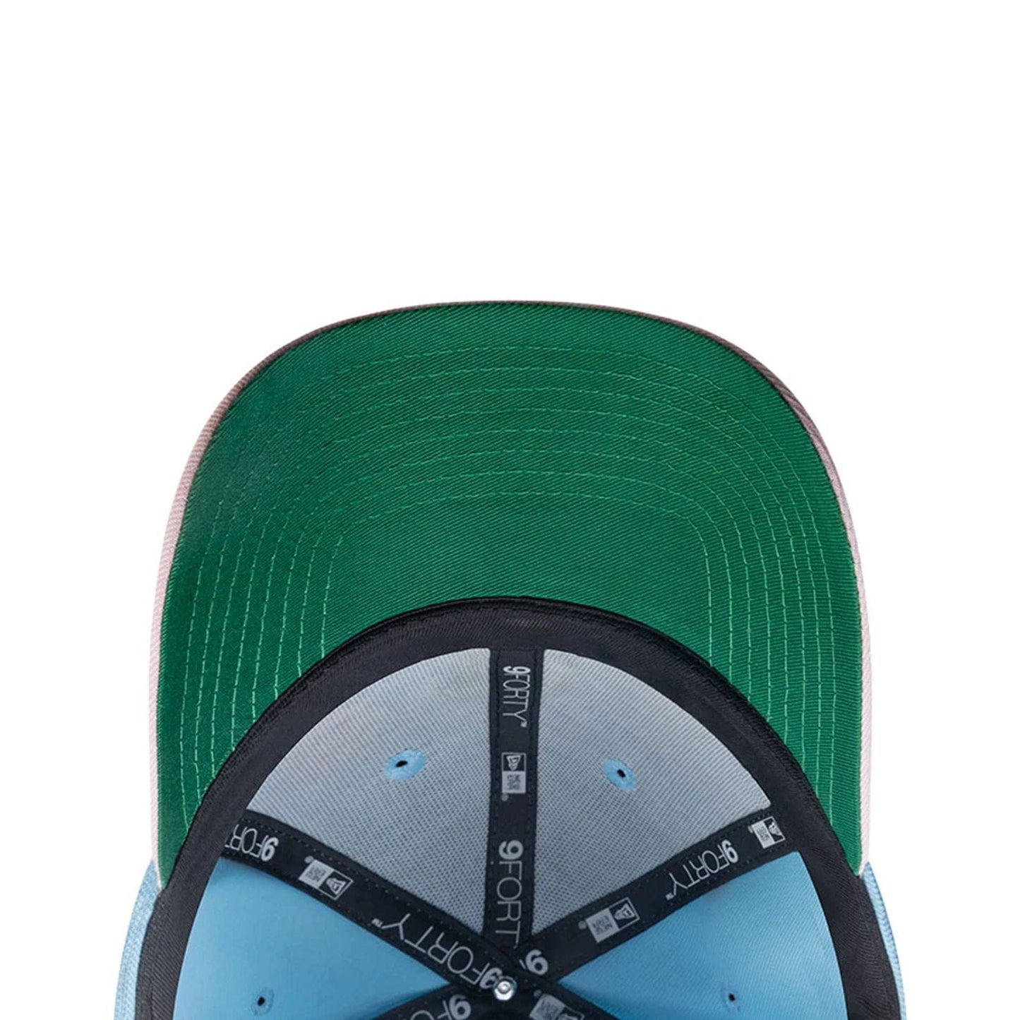 This is a New York Yankees MLB City Element Dominican Republic Pastel Blue 9FORTY Adjustable Cap 2